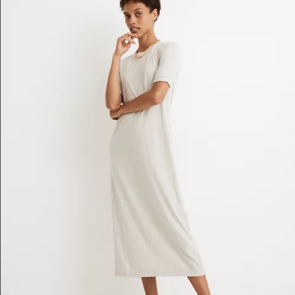 Madewell Dresses & Skirts - Madewell Beige Midi Tee Dress